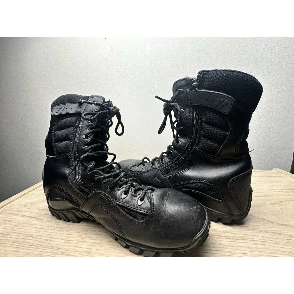Belleville Khyber Tactical Boots TR806Z Men's Black 11 Wide Solid Side Zip
